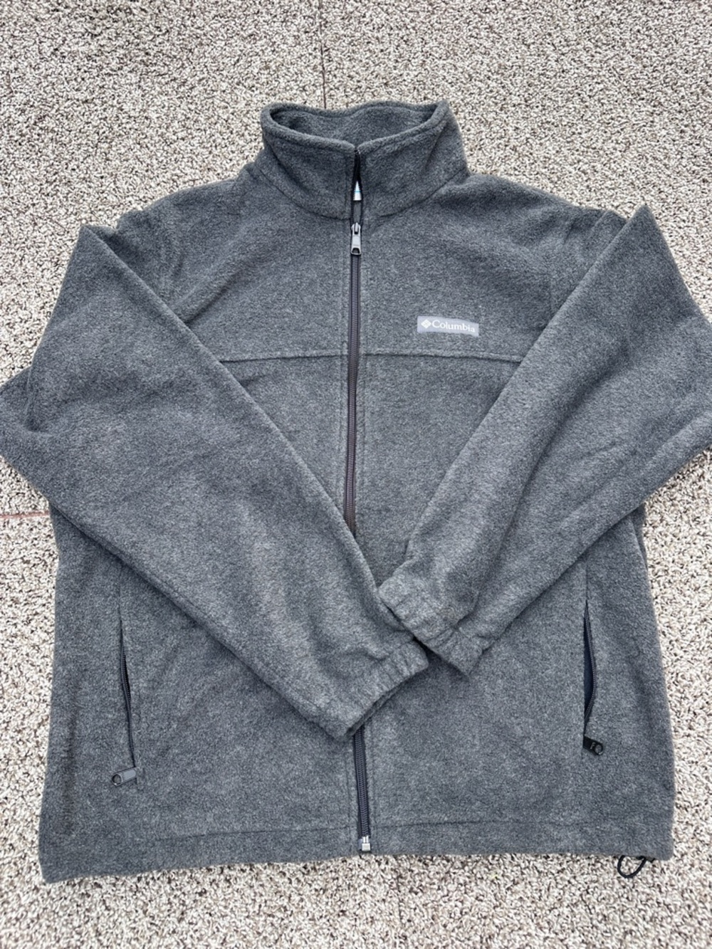 Columbia Men's Gray Full-Zip Fleece Jacket